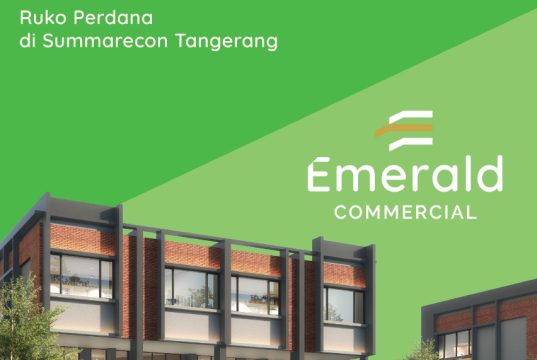 New Ruko Emerald Commercial di Summarecon Tangerang