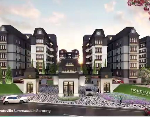 Mondeux Lake Condovillas, Condovilla Summarecon Serpong, Apartemen Low Rise The Springs Gading Serpong